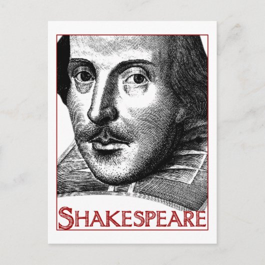 Carte Postale Logo simple Shakespeare (Devant)
