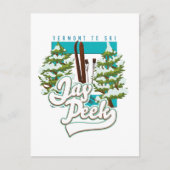 Carte Postale Logo ski Jay Peek Vermont (Devant)