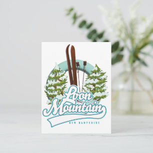 Carte Postale logo ski mont Loon New Hampshire