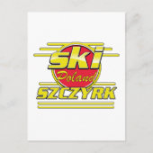 Carte Postale Logo Ski Szczyrk Pologne 80s (Devant)