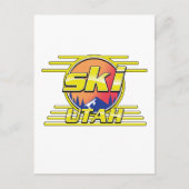 Carte Postale logo ski Utah 1980 (Devant)