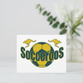 Carte Postale Logo Socceroos World soccer Roos cadeaux (Debout devant)