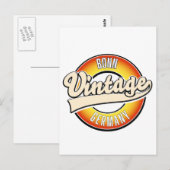 Carte Postale logo style vintage Bonn (Devant / Derrière)
