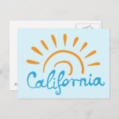 Carte Postale Logo Sunny California (Devant / Derrière)