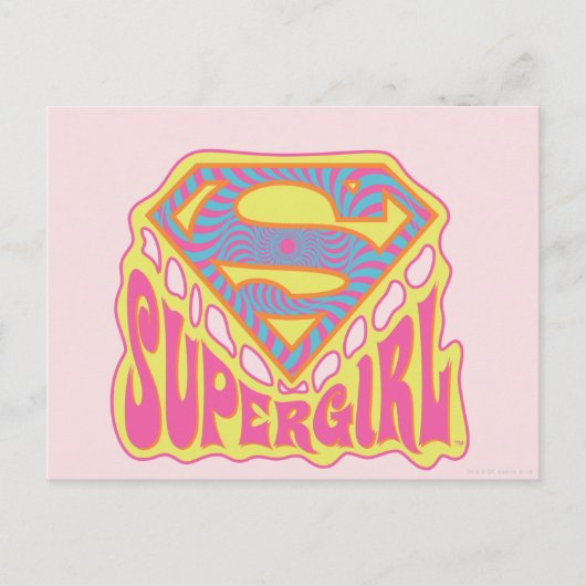Carte Postale Logo Super Supergirl (Devant)
