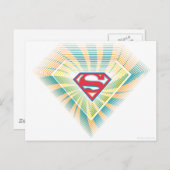 Carte Postale Logo Super Supergirl (Devant / Derrière)