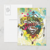 Carte Postale Logo Supergirl Le Lux (Devant / Derrière)