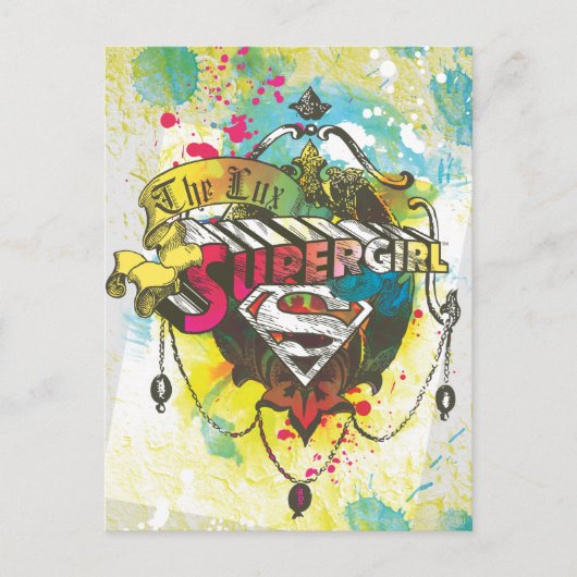 Carte Postale Logo Supergirl Le Lux (Devant)