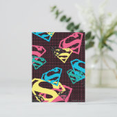 Carte Postale Logo Supergirl Motif & Pois (Debout devant)