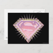 Carte Postale Logo Supergirl Rad (Devant / Derrière)