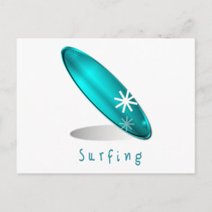 Carte postale Logo Surfing