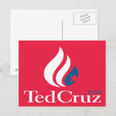 Carte Postale Logo Ted Cruz 2016 (Devant / Derrière)