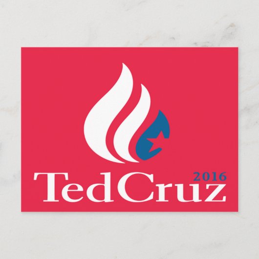 Carte Postale Logo Ted Cruz 2016 (Devant)
