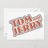 Carte Postale Logo Tom et Jerry (Devant / Derrière)