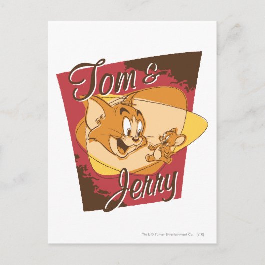 Carte Postale Logo Tom et Jerry 2 (Devant)