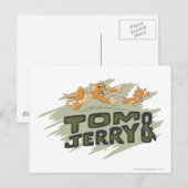 Carte Postale Logo Tom et Jerry Chase (Devant / Derrière)