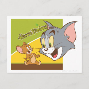 Carte Postale Logo Tom et Jerry Hanna Barbera