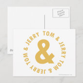 Carte Postale Logo Tom et Jerry Round 4 (Devant / Derrière)