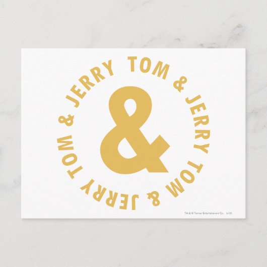 Carte Postale Logo Tom et Jerry Round 4 (Devant)
