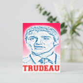 Carte Postale Logo Trudeau (Debout devant)