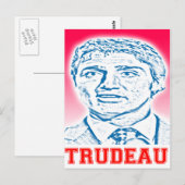 Carte Postale Logo Trudeau (Devant / Derrière)