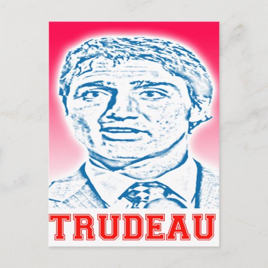 Carte Postale Logo Trudeau (Devant)