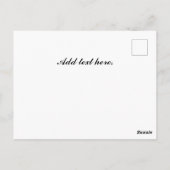 Carte Postale Logo vintage de course Go-Kart (Dos)