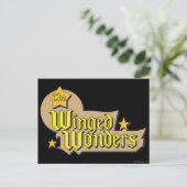 Carte Postale Logo Winged Wonders (Debout devant)