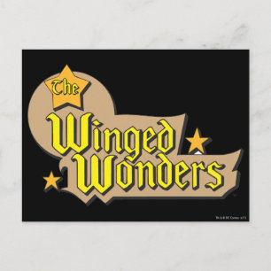 Carte Postale Logo Winged Wonders