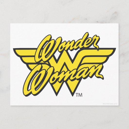 Carte Postale Logo Wonder Woman 1 (Devant)