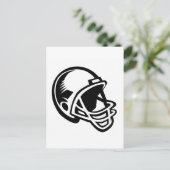 Carte Postale Logos de casque de football (Debout devant)