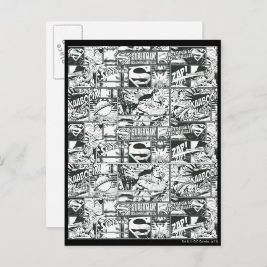 Carte Postale Logos noirs et blancs (Devant / Derrière)