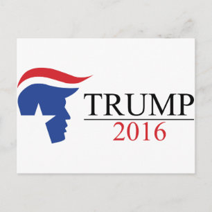 Carte Postale Logos présidentiels Donald Trump 2016