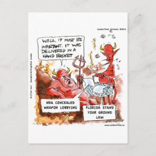 Carte Postale Loi "Tiens Ton Terrain" de Floride Cadeaux drôles 