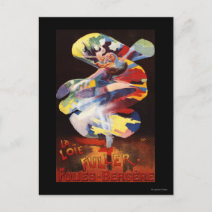 Carte Postale Loie Fuller au Folies-Bergere Theatre
