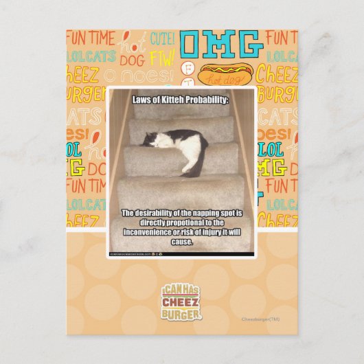 Carte Postale Lois de Kitteh Probabilité (Devant)