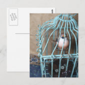 Carte Postale L'oiseau détient la clé (Devant / Derrière)