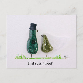 Carte Postale L'oiseau dit 'tweet'