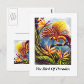 Carte Postale L'Oiseau du Paradis (Devant / Derrière)