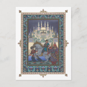 Carte Postale L'oiseau-feu : Tsarevich Ivan sur le cheval