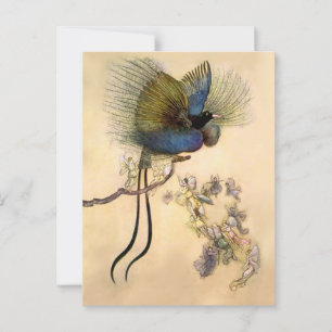 Carte Postale « L'Oiseau le plus beau » par Warwick Goble