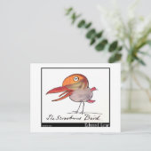 Carte Postale L'oiseau sérobile d'Edward Lear (Debout devant)