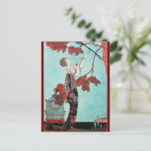 CARTE POSTALE L'OISEAU VOLONTAIRE, DESIGNER DE MODE BEAUTÉ (Debout devant)