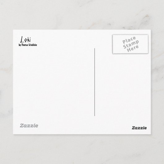 Carte Postale Loki (Dos)