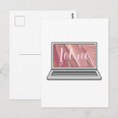 Carte Postale Lol, pas de design holographique (Devant / Derrière)