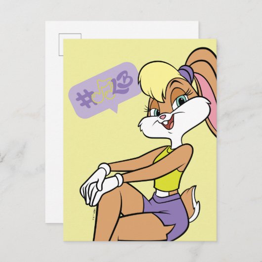 Carte Postale Lola assis (Devant / Derrière)