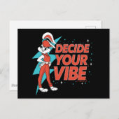 Carte Postale Lola Bunny Décidez Votre Vibe (Devant / Derrière)