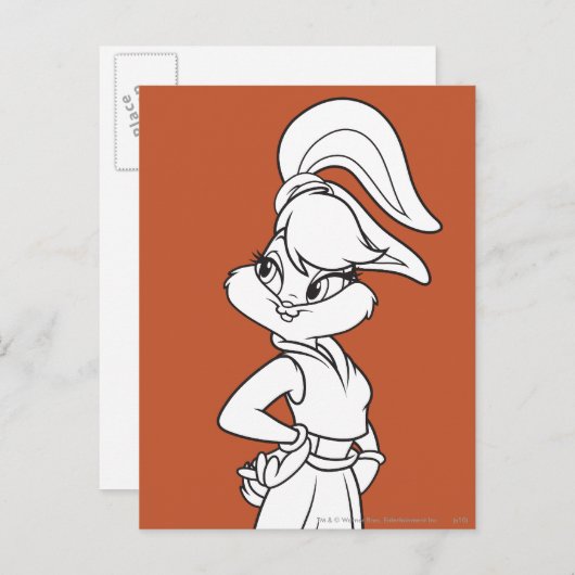 Carte Postale Lola Bunny Décontracté (Devant / Derrière)