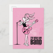 Carte Postale Lola Bunny Je suis avec le groupe (Devant / Derrière)