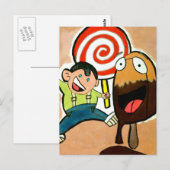 Carte Postale Lollypop (Devant / Derrière)